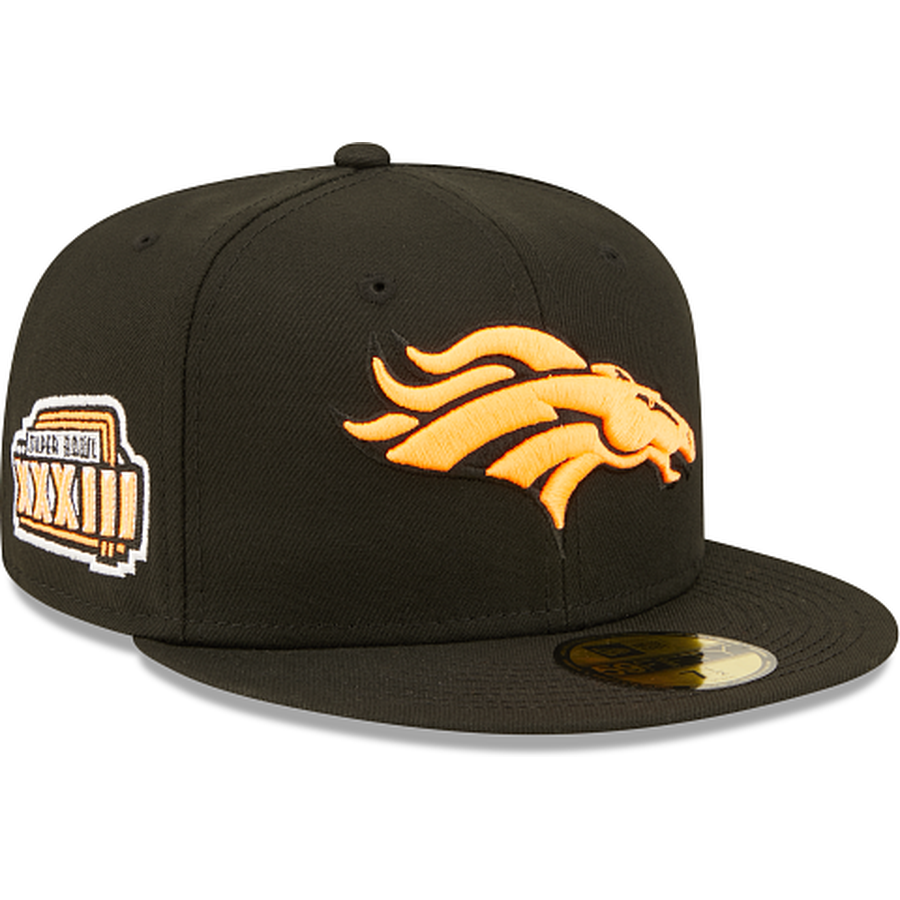 New Era Denver Broncos Summer Pop Orange 2022 59FIFTY Fitted Hat