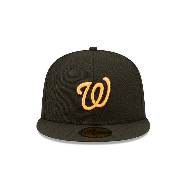 New Era Washington Nationals Summer Pop Orange 2022 59FIFTY Fitted Hat