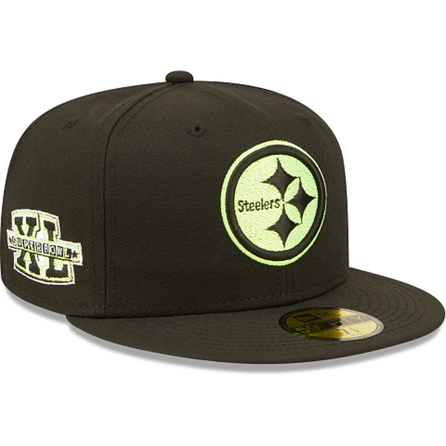 New Era Pittsburgh Steelers Summer Pop Yellow 2022 59FIFTY Fitted Hat