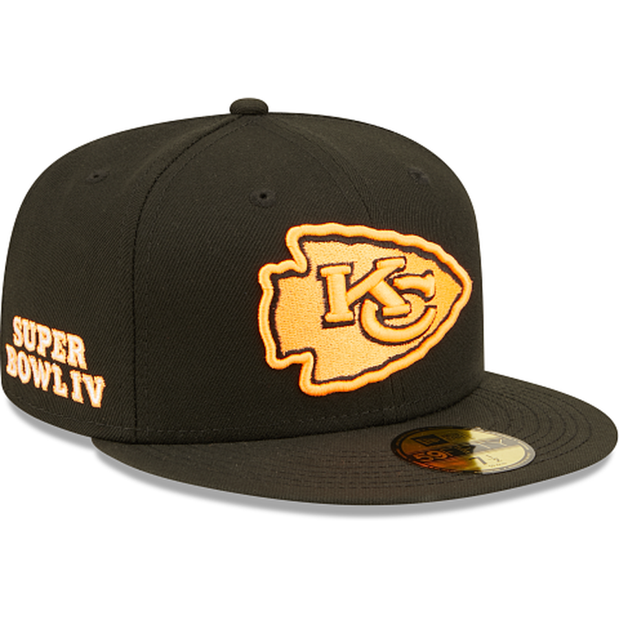 New Era Kansas City Chiefs Summer Pop Orange 2022 59FIFTY Fitted Hat