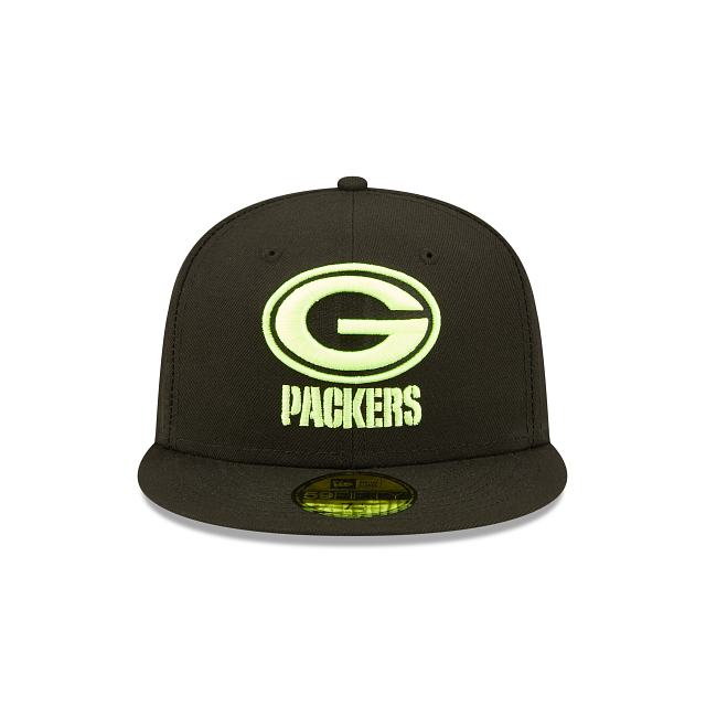 New Era Green Bay Packers Summer Pop Yellow 2022 59FIFTY Fitted Hat