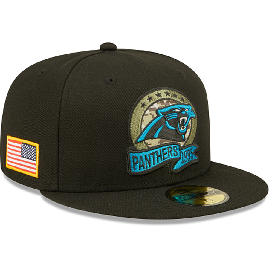 New Era Carolina Panthers 2022 Salute to Service 59FIFTY Fitted Hat