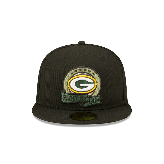 New Era Green Bay Packers 2022 Salute to Service 59FIFTY Fitted Hat