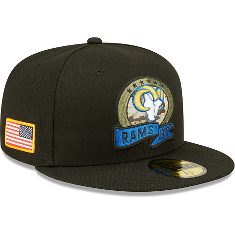 New Era Los Angeles Rams 2022 Salute to Service 59FIFTY Fitted Hat