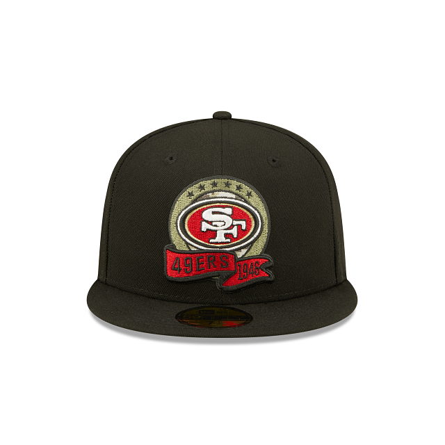 New Era San Francisco 49ers 2022 Salute to Service 59FIFTY Fitted Hat