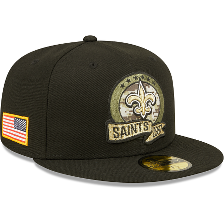 New Era New Orleans Saints 2022 Salute to Service 59FIFTY Fitted Hat