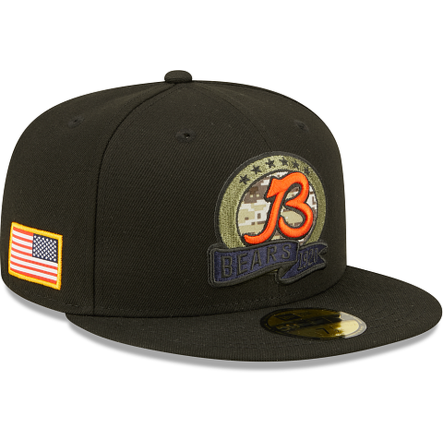 New Era Chicago Bears 2022 Salute to Service Alternate 59FIFTY Fitted Hat