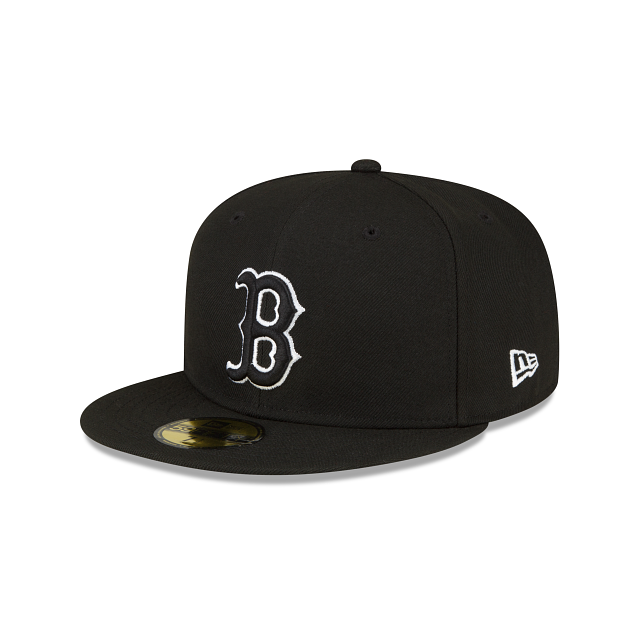 New Era Boston Red Sox Sidepatch Black 2022 59FIFTY Fitted Hat