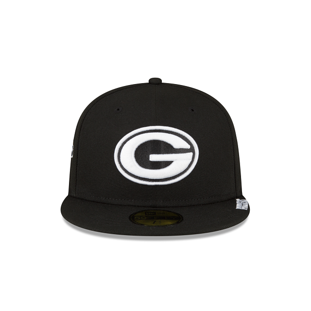 New Era Green Bay Packers Sidepatch Black 2022 59FIFTY Fitted Hat