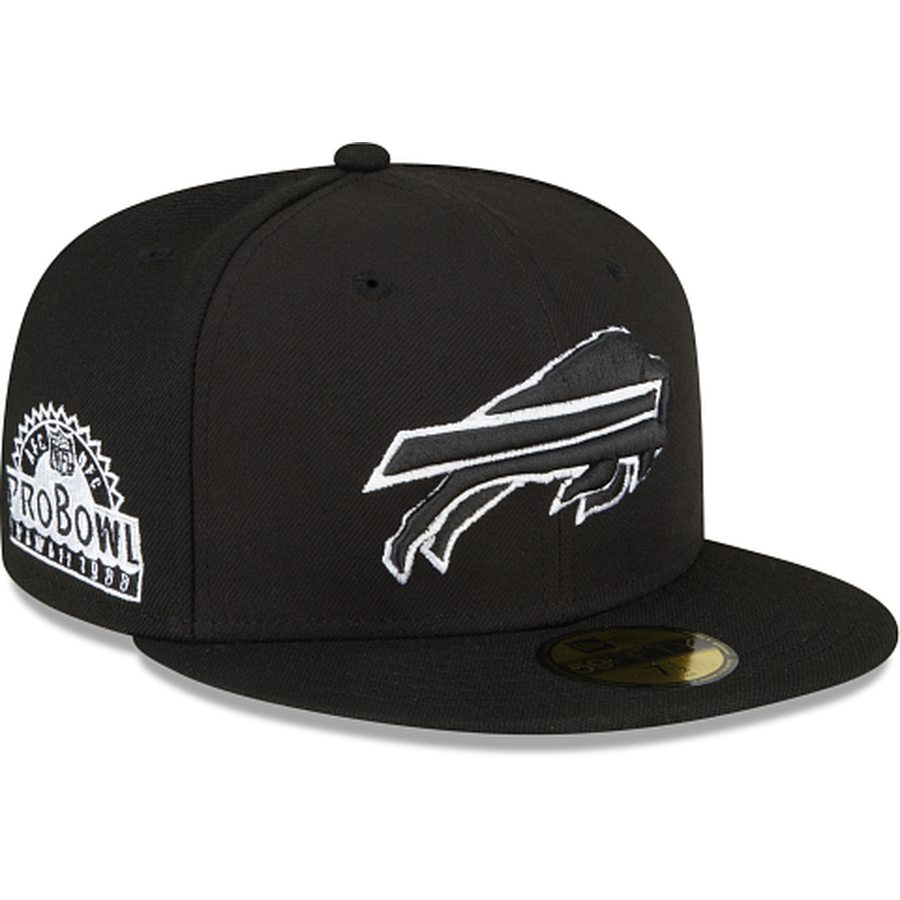 New Era Buffalo Bills Sidepatch Black 2022 59FIFTY Fitted Hat