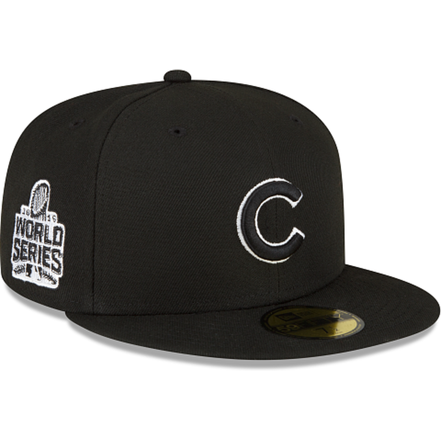 New Era Chicago Cubs Sidepatch Black 2022 59FIFTY Fitted Hat