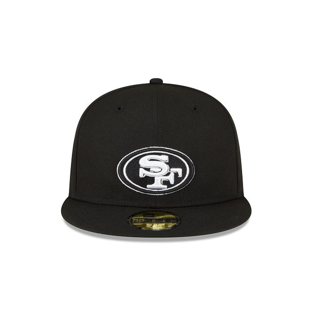 New Era San Francisco 49ers Sidepatch Black 2022 59FIFTY Fitted Hat