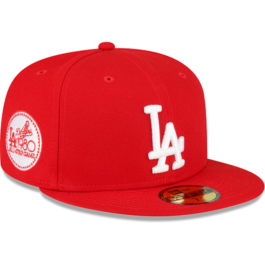New Era Los Angeles Dodgers Sidepatch Red 2022 59FIFTY Fitted Hat