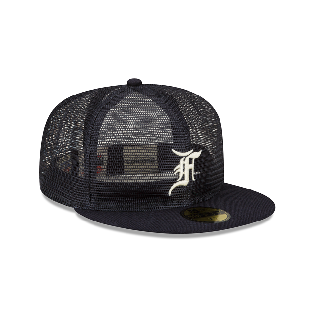 New Era Fear of God Essential Full Mesh Navy Blue 2022 59FIFTY Fitted Hat