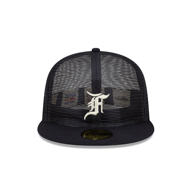 New Era Fear of God Essential Full Mesh Navy Blue 2022 59FIFTY Fitted Hat