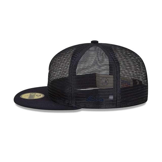 New Era Fear of God Essential Full Mesh Navy Blue 2022 59FIFTY Fitted Hat