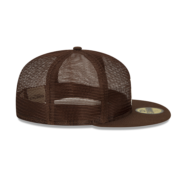 New Era Fear of God Essential Full Mesh Brown 2022 59FIFTY Fitted Hat