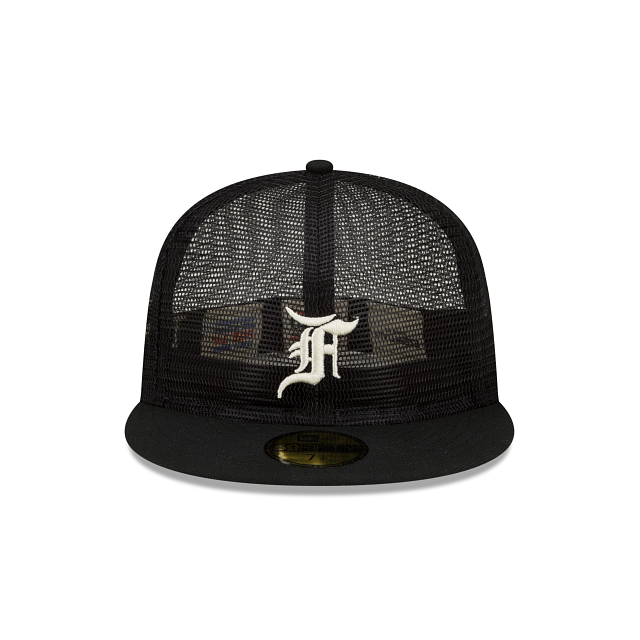 New Era Fear of God Essential Full Mesh Black 2022 59FIFTY Fitted Hat