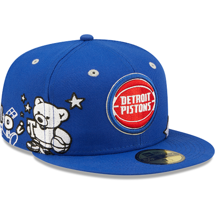 New Era Detroit Pistons Teddy 2022 59FIFTY Fitted Hat