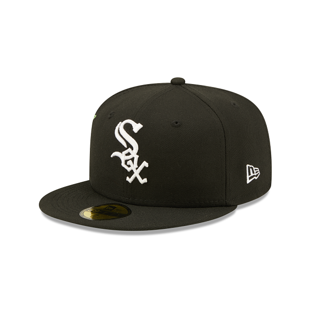 New Era Chicago White Sox Fruit Fitted Hat w/ Nike Air Max 90 Black Hot Lime