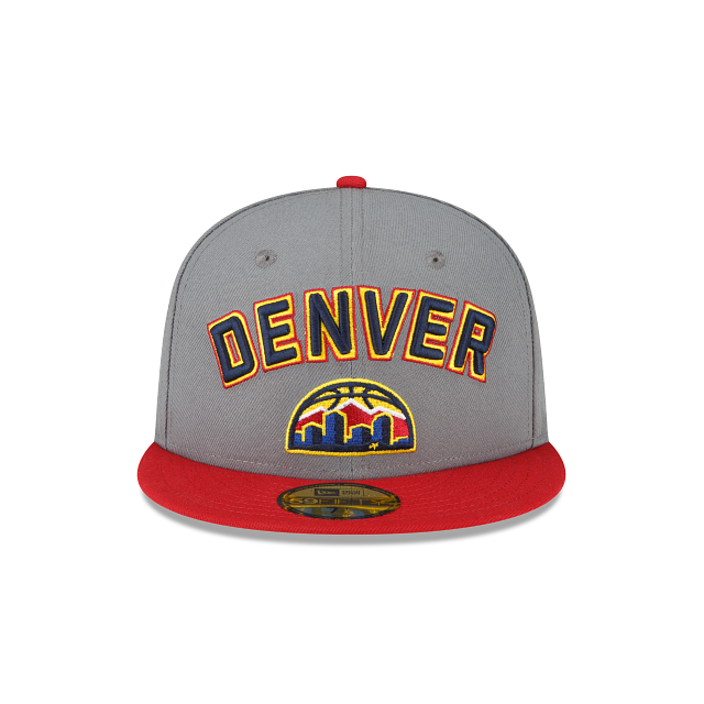 New Era Denver Nuggets 2022-23 City Edition Gray 59FIFTY Fitted Hat