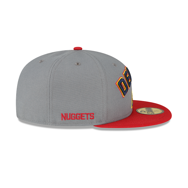 New Era Denver Nuggets 2022-23 City Edition Gray 59FIFTY Fitted Hat