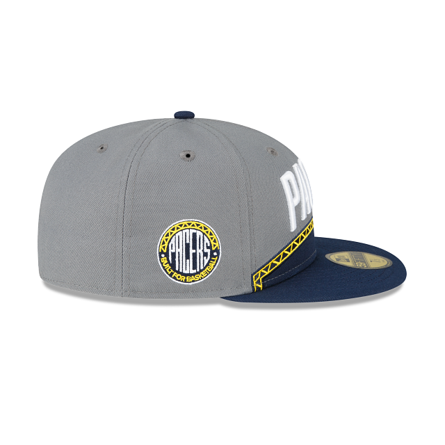 New Era Indiana Pacers 2022-23 City Edition Gray 59FIFTY Fitted Hat