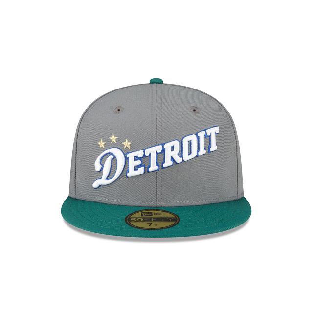 New Era Detroit Pistons 2022-23 City Edition Gray 59FIFTY Fitted Hat