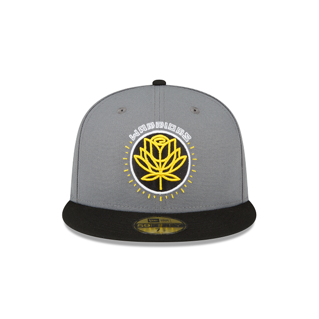 New Era Golden State Warriors 2022-23 City Edition Gray 59FIFTY Fitted Hat