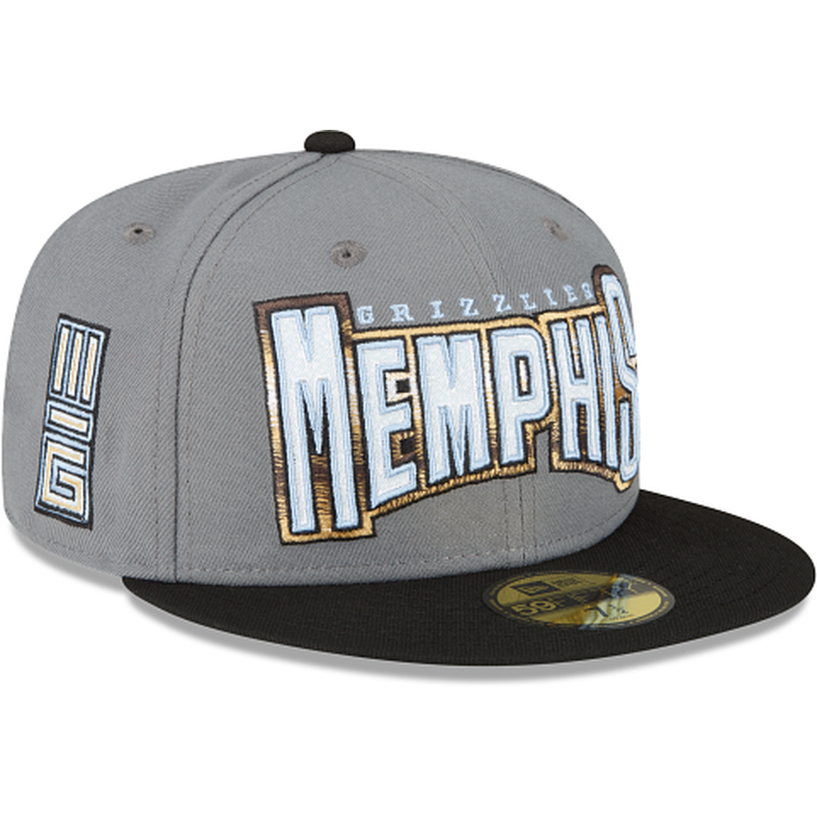 New Era Memphis Grizzlies 2022-23 City Edition Gray 59FIFTY Fitted Hat