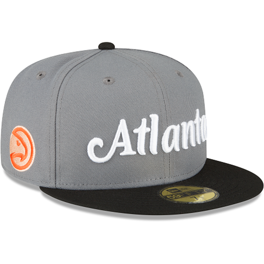 New Era Atlanta Hawks 2022-23 City Edition Gray 59FIFTY Fitted Hat