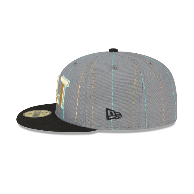 New Era Charlotte Hornets 2022-23 City Edition Gray 59FIFTY Fitted Hat