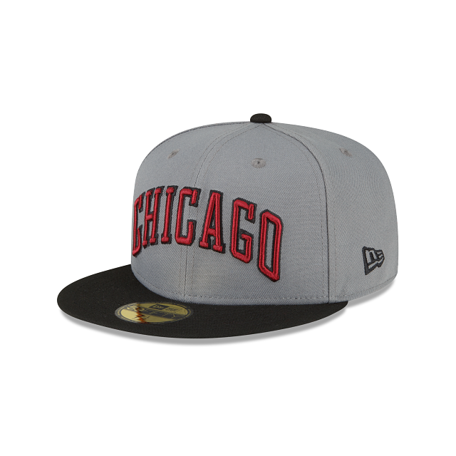 New Era Chicago Bulls 2022-23 City Edition Gray 59FIFTY Fitted Hat