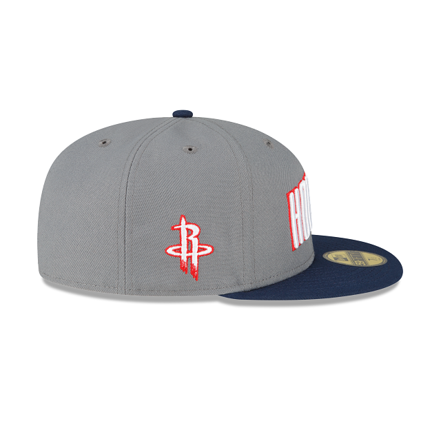 New Era Houston Rockets 2022-23 City Edition Gray 59FIFTY Fitted Hat