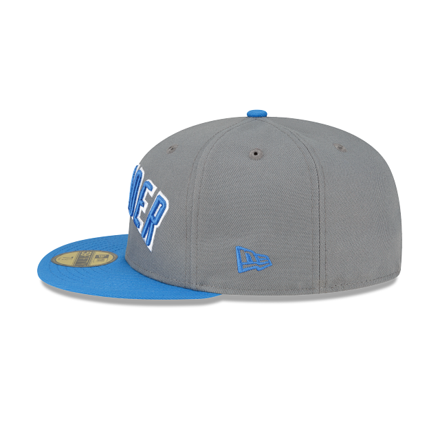 New Era Oklahoma City Thunder 2022-23 City Edition Gray 59FIFTY Fitted Hat
