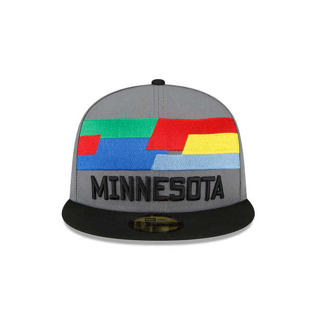 New Era Minnesota Timberwolves 2022-23 City Edition Gray 59FIFTY Fitted Hat