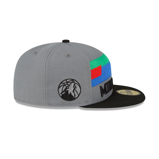 New Era Minnesota Timberwolves 2022-23 City Edition Gray 59FIFTY Fitte