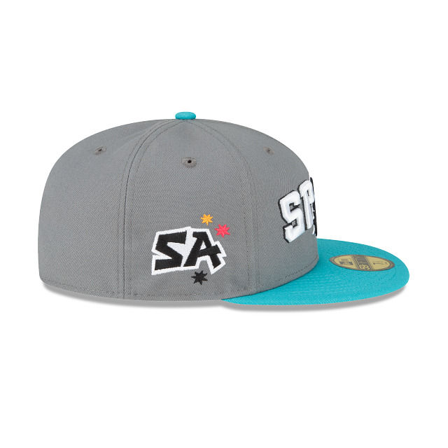New Era San Antonio Spurs 2022-23 City Edition Gray 59FIFTY Fitted Hat