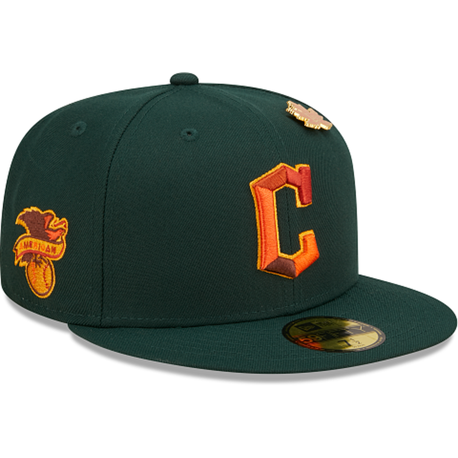 New Era Cleveland Guardians Leafy 2022 59FIFTY Fitted Hat