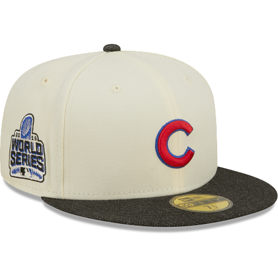 New Era Chicago Cubs Black Denim 2022 59FIFTY Fitted Hat