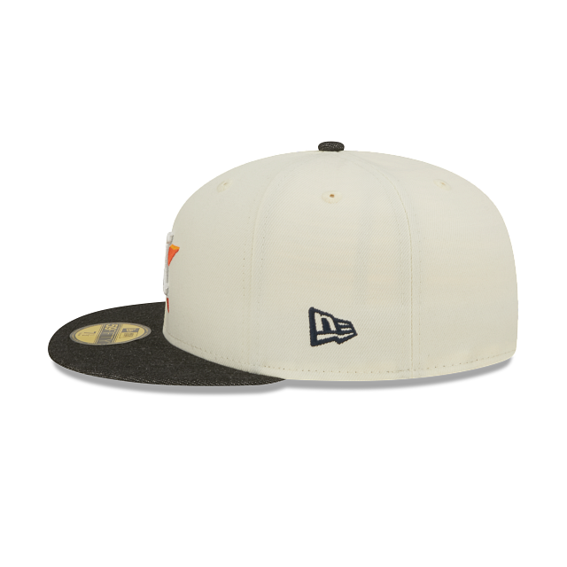 New Era Houston Astros Black Denim 2022 59FIFTY Fitted Hat