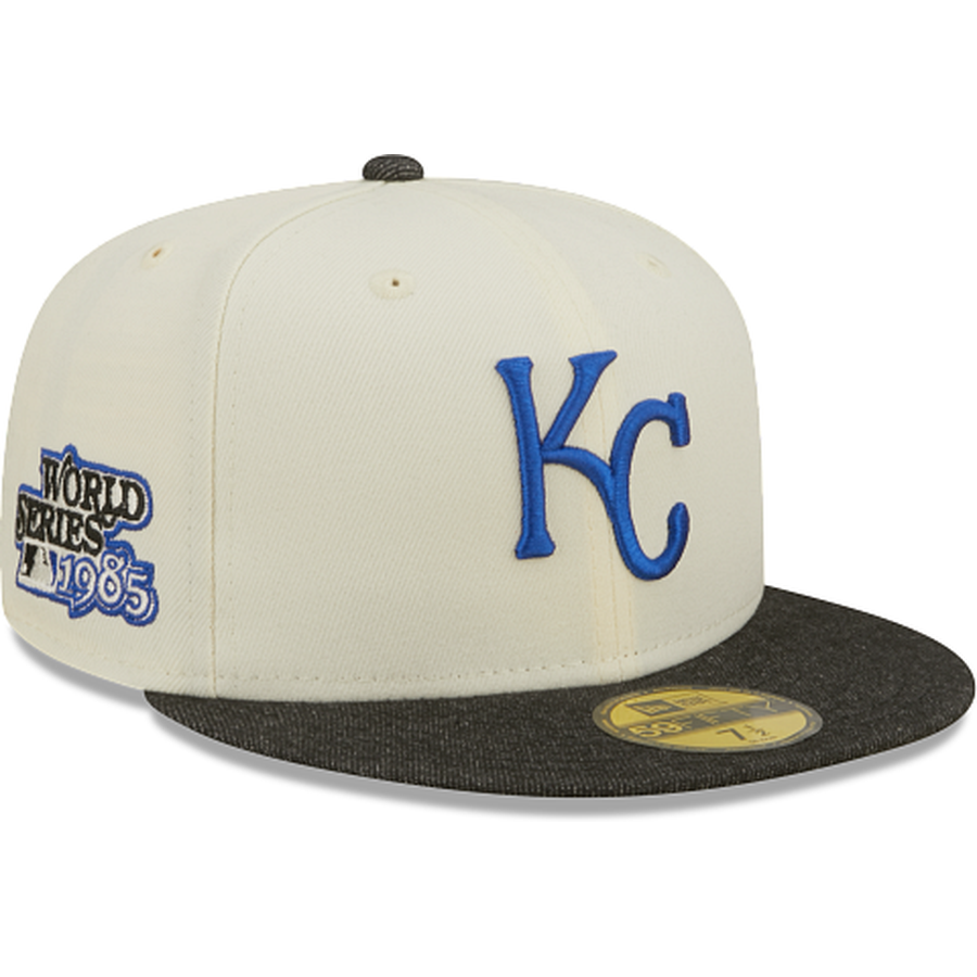 New Era Kansas City Royals Black Denim 2022 59FIFTY Fitted Hat