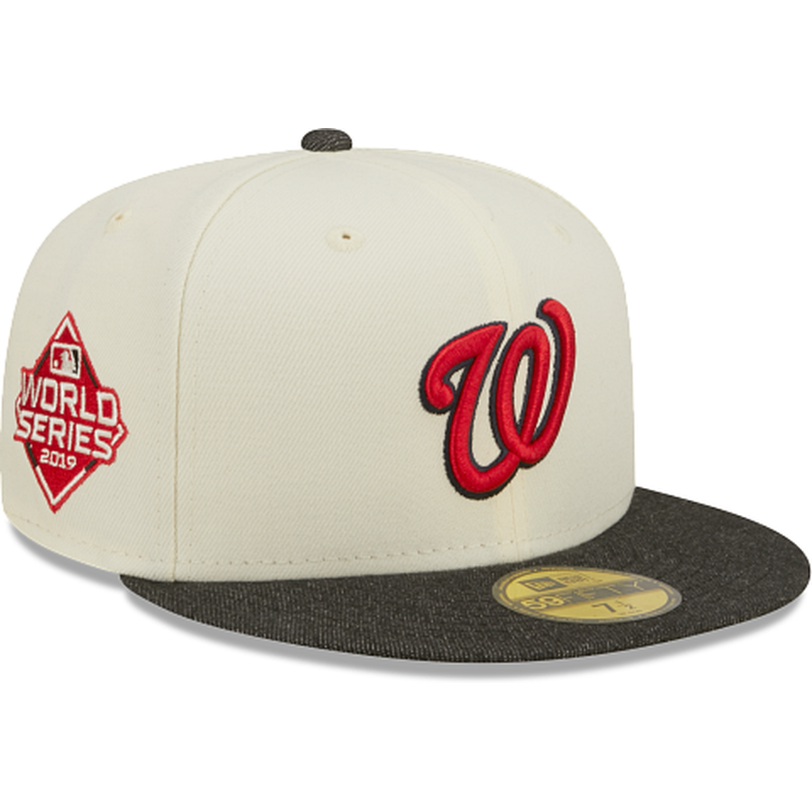 New Era Washington Nationals Black Denim 2022 59FIFTY Fitted Hat