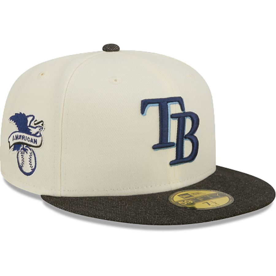 New Era Tampa Bay Rays Black Denim 2022 59FIFTY Fitted Hat
