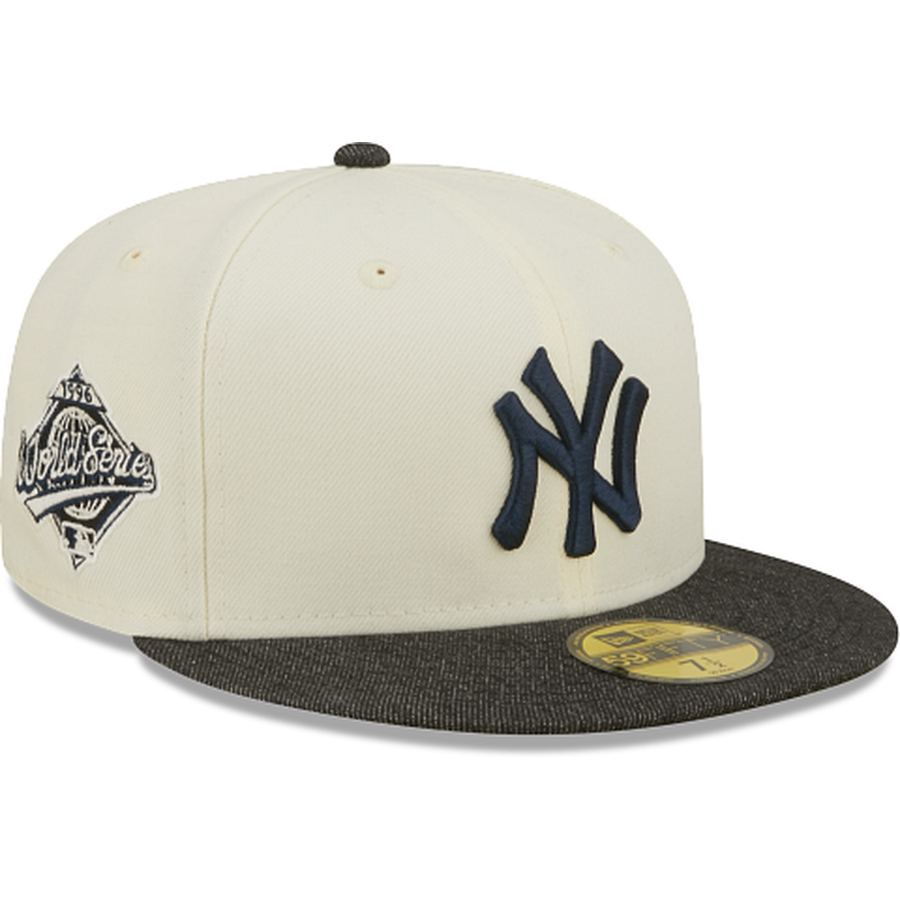 New Era New York Yankees Black Denim 2022 59FIFTY Fitted Hat