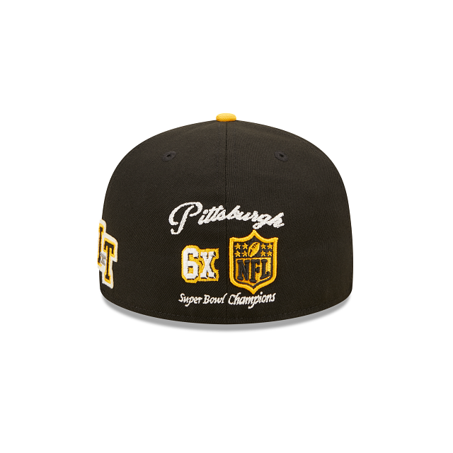 New Era Pittsburgh Steelers Letterman 59FIFTY Fitted Hat