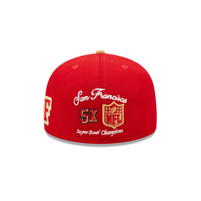 New Era San Francisco 49ers Letterman 59FIFTY Fitted Hat
