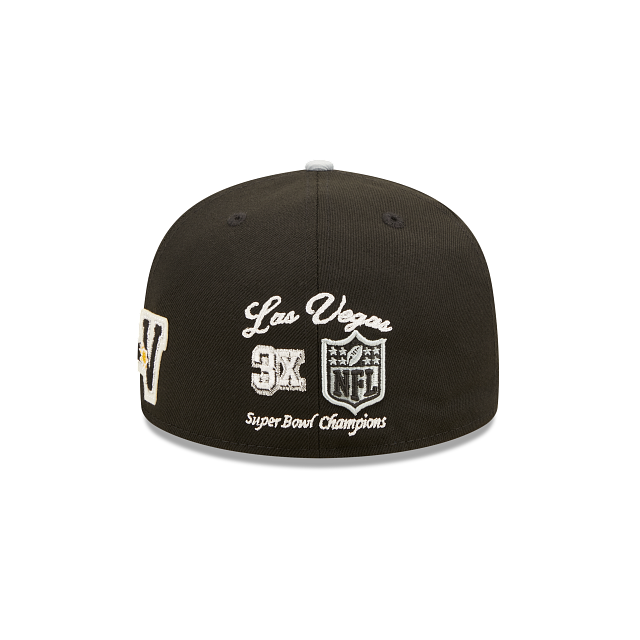 New Era Las Vegas Raiders Letterman 59FIFTY Fitted Hat