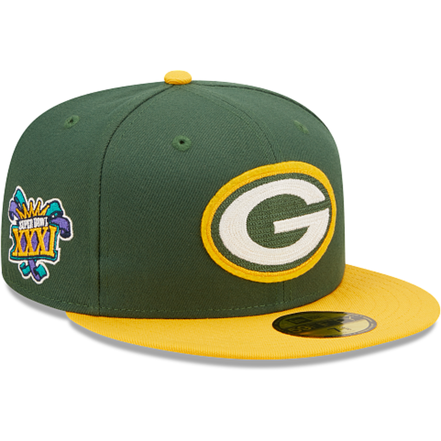 New Era Green Bay Packers Letterman 59FIFTY Fitted Hat