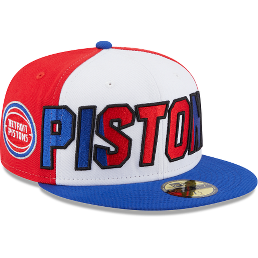 New Era Detroit Pistons 2023 Back Half Edition 59FIFTY Fitted Hat